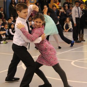 5th Graders performing Ballroom Dance