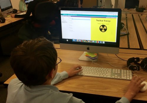 Middle School students completed their coding projects